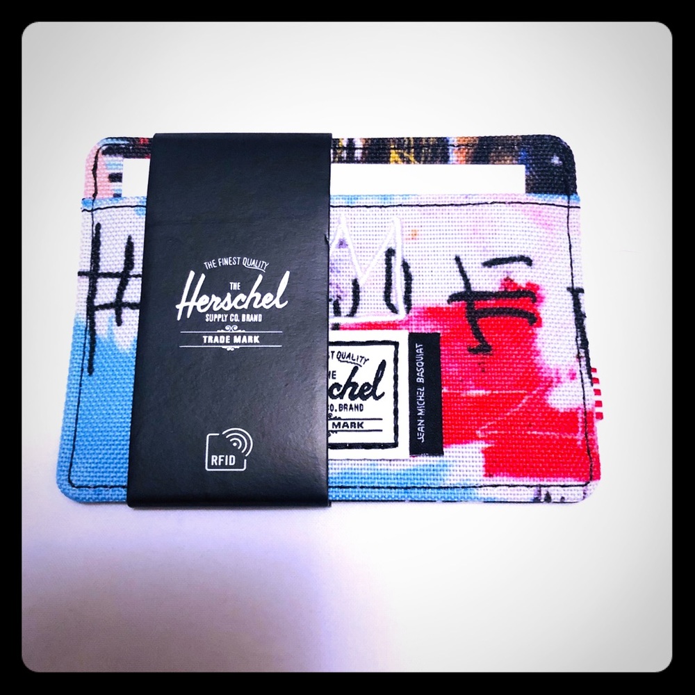 Herschel X Basquiat card wallet